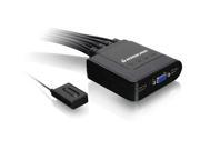 4 Port USB Cable KVM Switch GCS24U Black