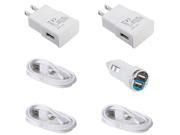 Samsung USB Cable Car Wall Home Charger OEM Quality For Galaxy Note 3 S5