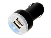 Dual USB 2 Port DC Car Charger 2.1A Adapter Black for Samsung Galaxy S5 Note 4 3