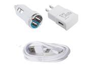 Samsung USB Cable Car Wall Home Charger For Galaxy Note 3 S5 OEM Quality