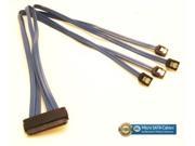 32 Pin Serial Attached SCSI SAS to 4 x 7 Pin SATA Cable