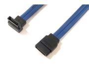 BLUE SATA Internal Cable Straight to 90 degree right angle 20