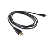 Micro HDMI A V TV Video Cable For Insignia Tablet Flex 10.1 NS 14T004 NS 15MS08