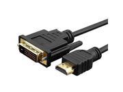 Premium 6Ft. HDMI Male to DVI D 24 1 Male Gold Adapter Cable HDTV Cord