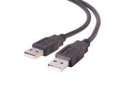 6FT 1.8M Black USB 2.0 A Male to A Male Cable Cord