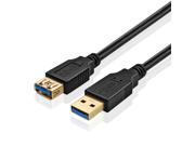 USB 3.0 Extension Cable Type A Male to Female Adapter Extender Wire Cord 10FT