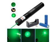 Military 532nm 303 Green Laser Pointer Pen Burning Beam 2x18650 Battery