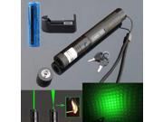532nm 10 Mile 5mw 303 Green Laser Pointer Lazer Pen Beam Light 18650 Charger