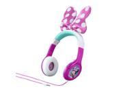 Minnie Mouse Bow tastic Headphones by KIDdesigns MM 140 Adjustable headband