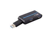 COMPACT 4 PORT USB 3.0 HUB SPLITTER ADAPTER FOR PC LAPTOP SUPER SPEED 5GBPS