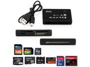 All in One External USB Memory Card Reader SD SDHC Mini Micro M2