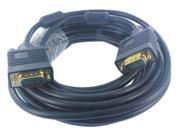 25FT 15 PIN SVGA VGA Monitor M M Male To Male Cable CORD FOR PC TV H1511 25
