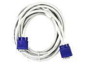 16 FT 15 PIN SVGA SUPER VGA Monitor M M Male To Male Cable CORD FOR PC LCD