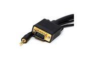 6FT VGA SVGA M M Monitor HDTV Cable with 3.5mm Audio