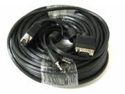50 FT SVGA Super VGA M Male to Male Cable with 3.5mm Audio for Monitor TV