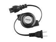 3.3FT 3 Prong Retractable AC Power Supply Cable Adapter Cord For PC Laptop US