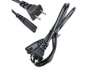 2 prong AC Power Cord Cable Lead for 8121 0889 HP Laptop Printer