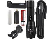 5000LM Zoomable XML T6 LED 18650 Flashlight Focus Torch Zoom Lamp Light