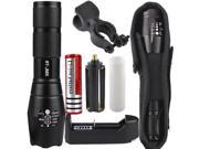 5000 Lumen Zoomable T6 LED 18650 Flashlight Focus Torch Zoom Lamp Light