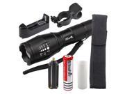 5000LM XM L T6 LED Flashlight Torch Zoom Zoomable Lamp Light 18650 Battery