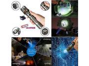 5 Mode 2000 Lumen Zoomable XML T6 LED Tactical Flashlight Battery Charger