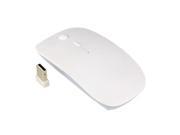WHITE USB Wireless Optical Mouse for Macbook All Laptop