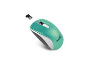 Wireless 2.4GHz Optical Mouse w 1600 DPI Turquoise