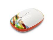 Wireless 2.4Ghz Optical Mouse Wide Rainbow