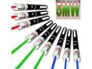 MILITARY 9PC POWERFUL 5MW GREEN BLUE VIOLET RED LASER POINTER PEN LAZER USA