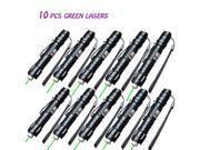 10 X 10Miles Range 532nm Green Laser Pointer Light Pen Visible Beam