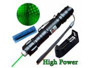 10 Mile 532nm 5mw Green Laser Pointer Lazer Pen Beam 18650 Charger