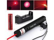 Military High Power Red Laser Pointer Pen G301 650nm Burn Lazer 18650 Charger