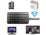 Bluetooth Mini Wireless Keyboard with Backlit for Smart TV iPhone PC PS4