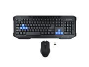 Ergonomic 2.4G Wireless Keyboard and Mouse Combo Water Resistance