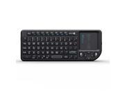 Mini 2.4GHz Black Wireless Keyboard with Mouse Touchpad Remote Control