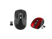 Red Black 2.4GHz Wireless Optical Mouse Mice USB 2.0 Receiver for PC Laptop