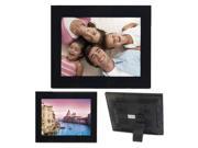 Reliability 15 LCD High Resolution Digital Photo Frame Alarm Clock Black