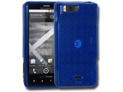 Slider Skin Case Cover For Motorola Milestone X Droid X MB810 Droid X2 MB870 Motorola Milestone X2 MB867 Blue