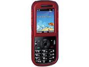 Rubberized Red Protector Case for Motorola VE440