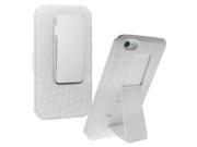 Premium Kickstand Case Belt Clip Holster Case Cover For Apple iPhone 4 4S White