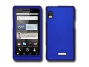Rubberized Protector Case for Motorola Droid 2 A955 Blue