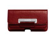 Samsung OEM Leather Protective Case with Belt Clip Red
