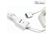 UPC 885819000102 product image for Dexim - Car Charger for Apple iPhone 4, 3GS, 3G / iPod - White | upcitemdb.com