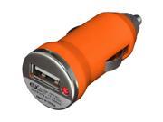 NEW Slim USB Vehicle Power Adapter VPA Universal Car Charger Orange