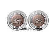 Maybelline Color Tattoo Limited Edition ~ 90 Nude Compliment Pack of 2
