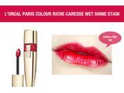 L Oreal Color Caresse Wet Shine Lip Stain Endless Red 190 0.21 oz