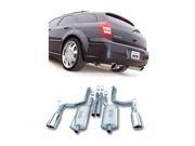 Exhaust Catback Borla Dodge Magnum 2005 2008 Stainless Steel 5.7L Massive 5in. polished round angle cut w rolled edge tips