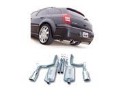 Exhaust Catback - Borla-Dodge Charger 2006-2010-Stainless Steel-5.7L - Massive 5in. polished round angle-cut w/ rolled edge tips Exhaust Catback - Borla-Dodge Charger 2006-2010-Stainless Steel-5.7L - Massive 5in. polished round angle-cut w/ rolled edge tips