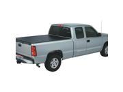 Lo Profile Roll Up Bed Cover Chevrolet Silverado 2007 2010 Black 6.5Ft Short Bed without Track System