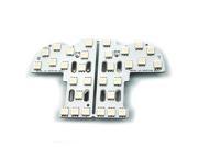 D31 15 SMD LED Perfect Fit Panel Lights 5050 SMD LED Chips Fromt Large Map Light For Acura TL Honda Accord Blue